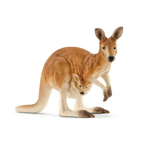 Kangaroo Toy Figure, Brown