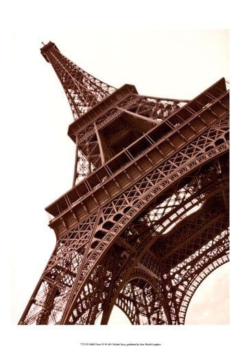 Old World Prints Hand Colored OWP77271D Eiffel Views IV Poster by Rachel Perry (13.00 x 19.00)