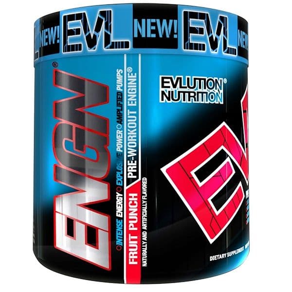 EVLution Nutrition, ENGN Pre-Workout, Fruit Punch, 9.1 oz (258 g) (Discontinued Item)
