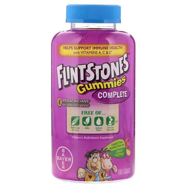Flintstones, Complete, Children's Multivitamin, 180 Gummies
