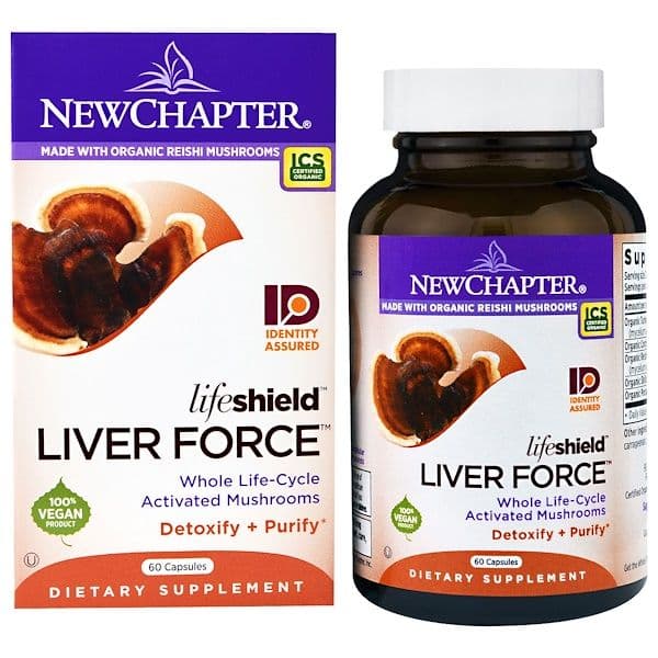 New Chapter, Lifeshield Liver Force, 60 Capsules 120 Count (2x60)