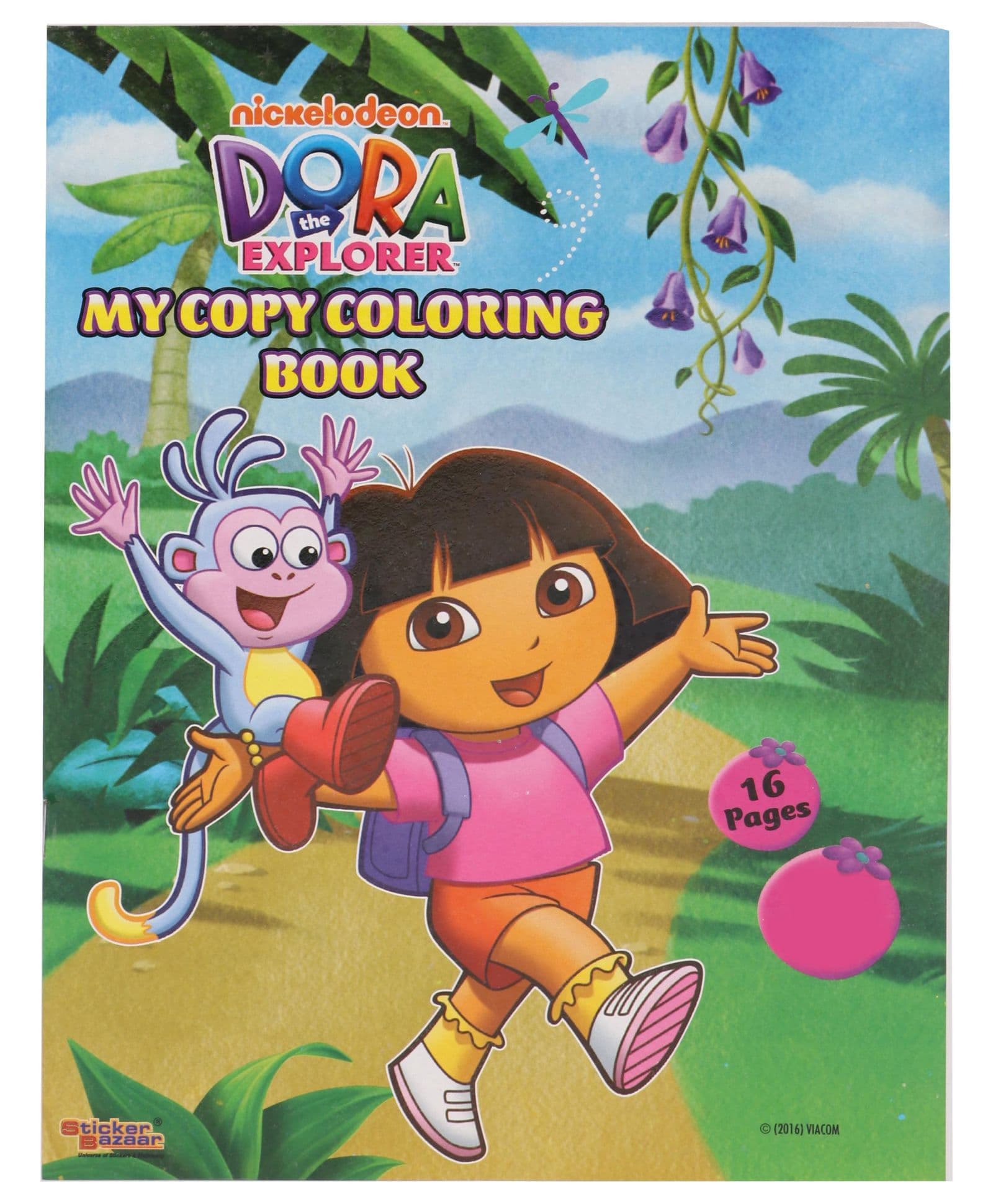 Sticker Bazaar Dora the Explorer My Copy Coloring Book