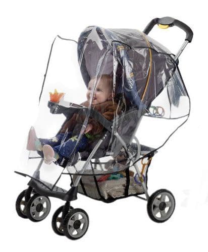 HIS Juveniles Standard Stroller Weather Shield - Transparent