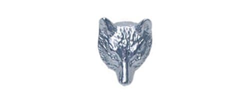Quality Sterling Silver Fox Head Tie Pin or Tac & Gift Box By Dalaco - The Perfect Gift For All Countryside Enthusiasts (T-7032)