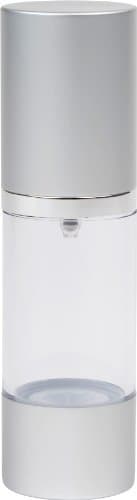 Airless Pump Bottle Silver Matte 1 oz by CosChemSupply