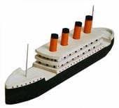 TITANIC SHIP WOODEN CRAFT KIT (MAKES 1)