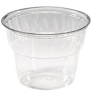 Classic Dessert Plastic Round Dessert Cup Container, 8-Ounce, Clear (1000-Count)