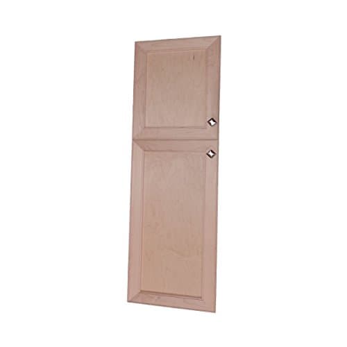 Wood Cabinets Direct 58" High Maxwell on The Wall Two Door Frameless 28/30 Pantry Cabinet 3.5" D