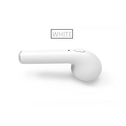 I7 TWS Mini Wireless Bluetooth Headphones Earbud In Ear Headset Bluetooth For iPhones X 8/8 Plus/7/6/6S 5/5S Android/Samsung Galaxy/ HTC/ Bluetooth Device Single Earbud, Right Ear, Black Or White (White)
