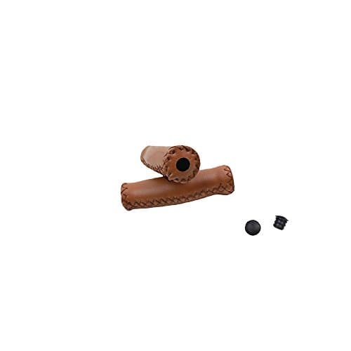 A pair bicycle grips, hole 22mm PU leather handle long 120mm, soft and comfortable, shock absorption sponge handle.