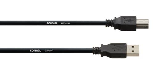 Cordial Multimedia Cable (USB A Connector to USB B Connector) CUSB 3