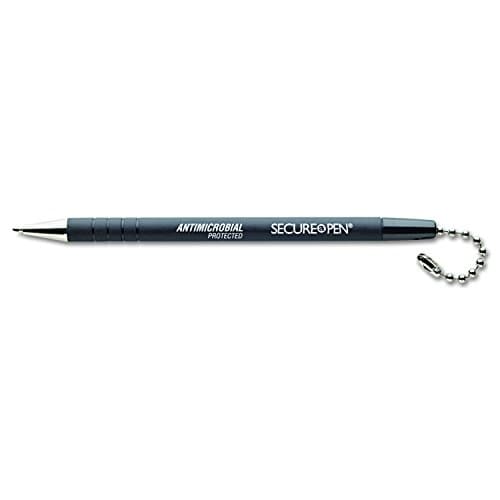 MMF Industries Secure-A-Pen Replacement Counter Pen, 24 Inch Chain, Black (28704)