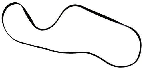 New Replacement Rubber Turntable Drive Belt for Sansui SR-212 and Similar Record Players