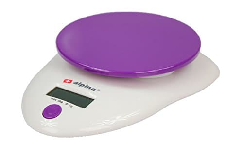 Alpina Digital Kitchen Scale DIFFERENT COLOUR Max. 1G – 5kg, purple
