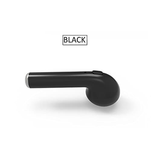 I7 TWS Mini Wireless Bluetooth Headphones Earbud In Ear Headset Bluetooth For iPhones X 8/8 Plus/7/6/6S 5/5S Android/Samsung Galaxy/ HTC/ Bluetooth Device Single Earbud, Right Ear, Black Or White (Black)