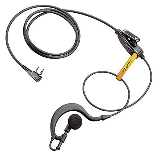 G Shape Kenwood Radio 2 Pin Earpiece - Security Lab