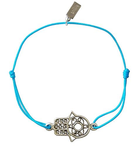 Smilla Hamsa Bracelet Gentle - Silver/Blue - DH01