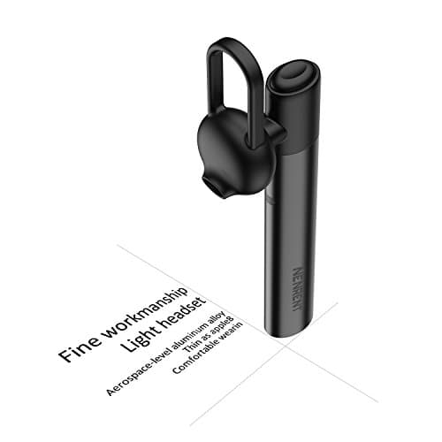 NENRENT R701 Bluetooth Earbud, Wireless Headphone Earphone Earpiece With Mic Hands-Free Calls For Iphone 6 6S 7 8 Plus X Ipad Samsung LG HTC 1 PCS Black