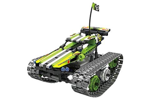Teknotoys 85000024 XciteRC Active Bricks RC Crazy Car Off-Road Chain Vehicle Construction Kit with Remote Control