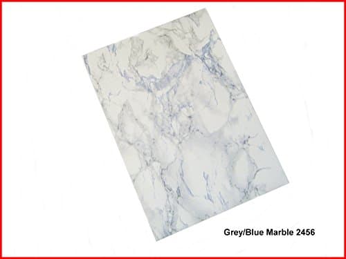 Marble Design Blue/ Grey Sticky Back Self Adhesive A4 Sheet Craft DC FIX Vinyl Sticker 2456