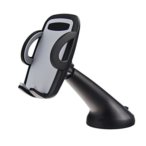 Mobile Phone Cradle, Dashboard/ Windshield Car Mount Holder Strong Sticky Gel for iPhone 6/6 Plus/5, Samsung, Nexus, Motorola, Huawei P9 and Other Android Smart Phone