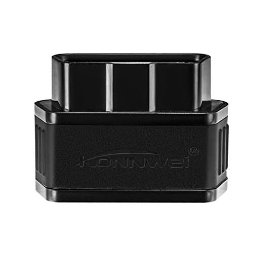 OBDII Car Diagnose Scanner Car Check Tool KW903 Bluetooth Adapter ODB 2 Check Engine Light Clear Code Reader via Android Bluetooth for All 12 V Petrol Gasoline Car Diagnose (black)