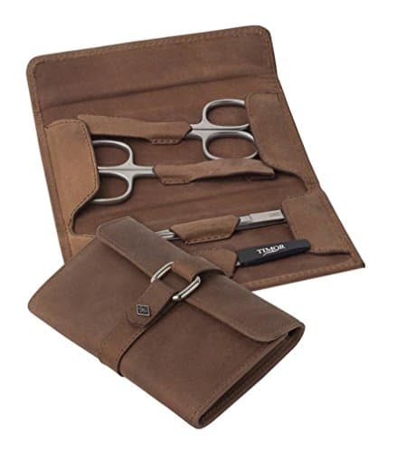 Brown/Silver 4 Piece Manicure Set by Orton West