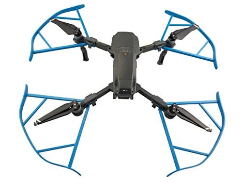 Aladdin Digital Replacement Prop Propeller Guards Protector Cover Bumpers / Landing Gear / Red, Yellow, Blue, Black ,White ,Multi-Color Optional For DJI Mavic Pro Drone Accessories (Blue)