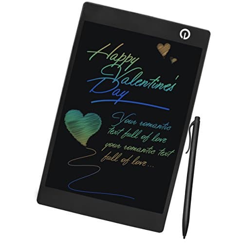LCD Writing Tablet 9.7-Inch Colorful Electronic Graphic Drawing Board Rewritten Drawing Board Tablet Durable Handwriting Pad Multi Color Writing Gift for Kids School Office Memo and Taking Notes