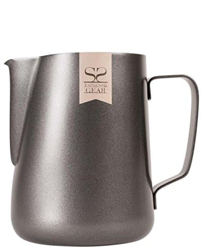 Espresso Gear Teflon Foaming Jug (350ml) - Black