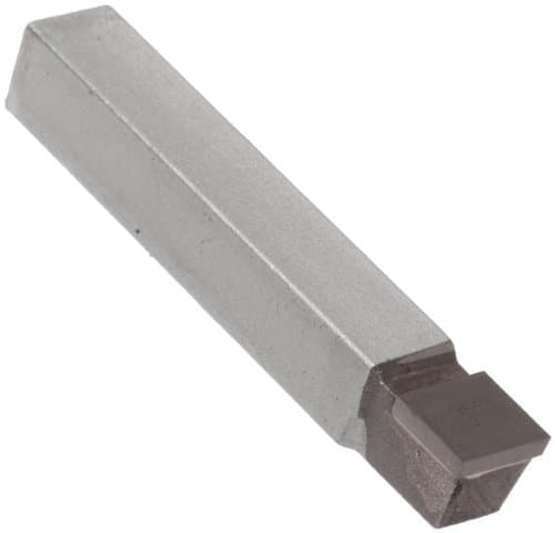 American Carbide Tool Carbide-Tipped Square Nose Lathe Tool Bit, C Style, Neutral Hand, C6 Grade, 0.25" Square Shank, C 4 Size