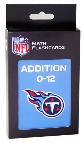 NFL Tennessee Titans Addition Flash Cards