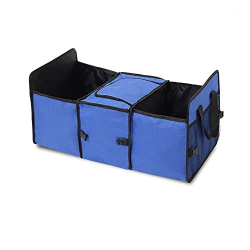 ERollDeep Collapsible Foldable 3-Compartments Trunk Toolbox Food Storage Bags Auto Organizer and Cooler Set