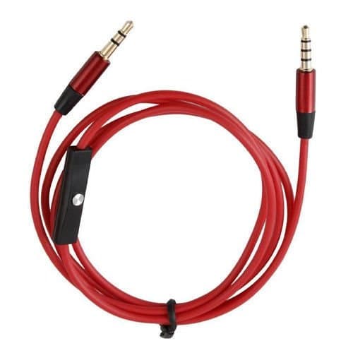SuperBZ Replacement 3.5mm Audio Cable with Mic Aux Cord for Beats by Dr Dre Headphones