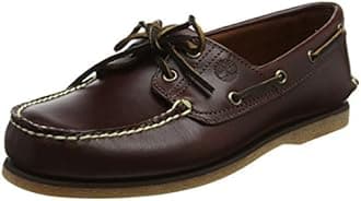 Timberland Men's Classic 2 Eye Boat Leather Shoe, Brown (Rootbeer Smooth 25077), 43 EU