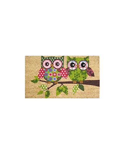 Coco doormat with decorative Owls 40X70X2 cm