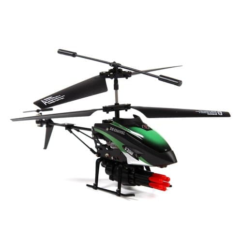 Missile firing helicopter (Green)