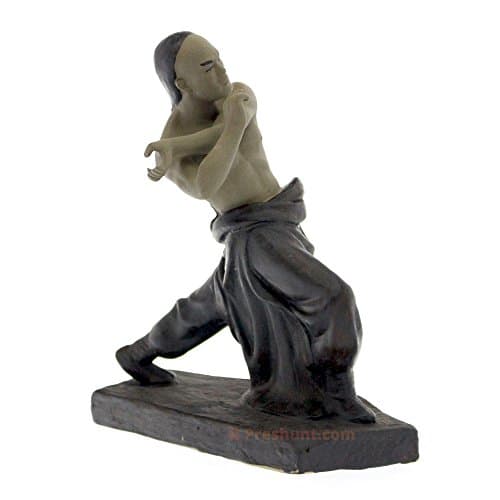 Shiwan Earthenware - Kung Fu Combat Martial Artist - Grapple