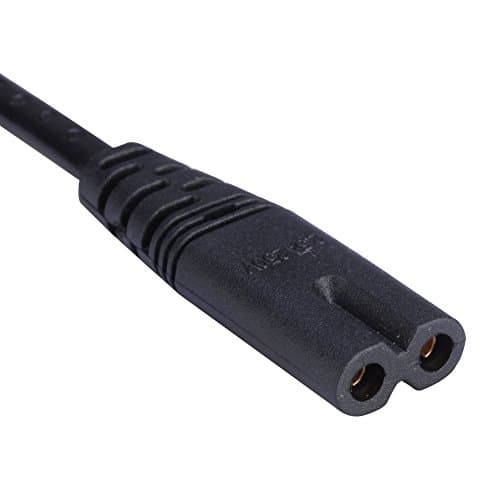 Power Cable For PS4 XBOX 360 TV 6Ft 1.8M Black