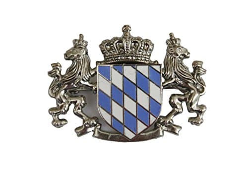 BreiterHat connectors, hat badge, hat button, Bavarian flag, 3x4 cm