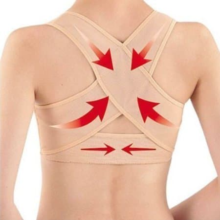 Lady Chest Support Strap Body Sculpting Posture Corrector Belt M