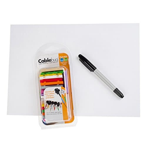 Professional Pack, 40 Large & 40 Small Labels in Primary Colours, Sticker Sheet with Template