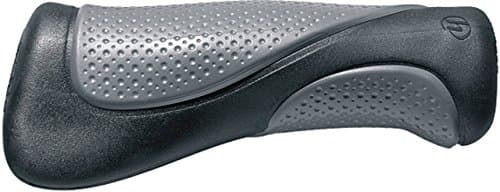 Herrmans Primergo Handle Dual Density Kraton Rubber (TPR) – 2D Components, Ergonomic Suitable for SRAM T3/P5/S7 (Design and for Shimano Nexus (N3 N7 N8 – Old and New), Pak and Phthalate-free Black with Grey