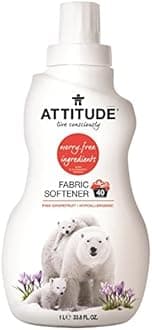 ATTITUDEFabric Softener 40 Loads, Pink Grapefruit, 33.8 Fluid Ounce