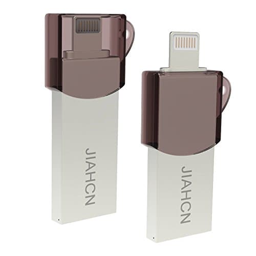 JIAHCN Apple iPhone USB Flash Drive 64GB 2 in 1 Memory Stick Storage Device Hard Disk for Apple iPhone and iPad Connector Computer Mac Laptop PC