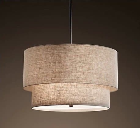 Caribou ceiling fixture/pendant Light ceiling Lamp Ceiling Light pendant Fabric living room bedroom two-tier chandelier , diameter 60cm