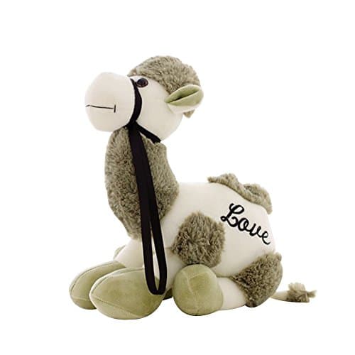 Cartoon Alpaca Soft Simulation Plush Toy dromedary Stuffed Animals two-humped Camels children creative