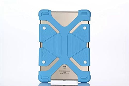 MOONBAY MALL Universal Tablet Case - High Quality Rubber Soft Gel Material Shock Proof Anti slip Case Cover For Tablet 8.9" ~ 12". Apple iPad 2/3/4, Apple iPad 5(iPad AIR), Apple iPad 6(iPad AIR 2), Samsung Galaxy TAB 3 10.1 SM-P5200, Galaxy TAB 4 10.1 SM-T530, Galaxy TAB S 10.5 SM-T800, Galaxy TAB S2 9.7 SM-T815, Galaxy TAB A 9.7 SM-T550 etc. Blue
