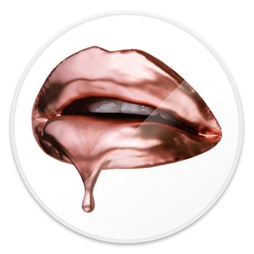 Premium Mounts and Stands,Collapsible Expanding Pop Grip Mount Sockets for iPhone,Smartphones and Tablets - Rose Gold Dripping Lip White