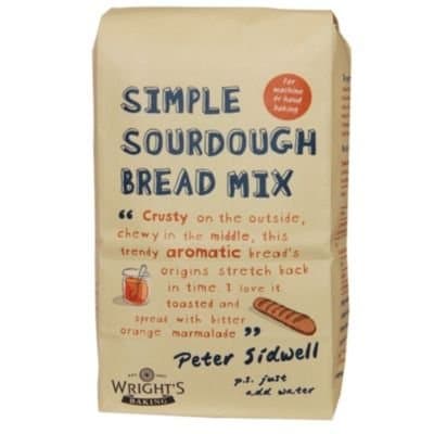 Wright's Simple Sourdough Bread Mix for Bread Machine or by Hand - Pack of 5